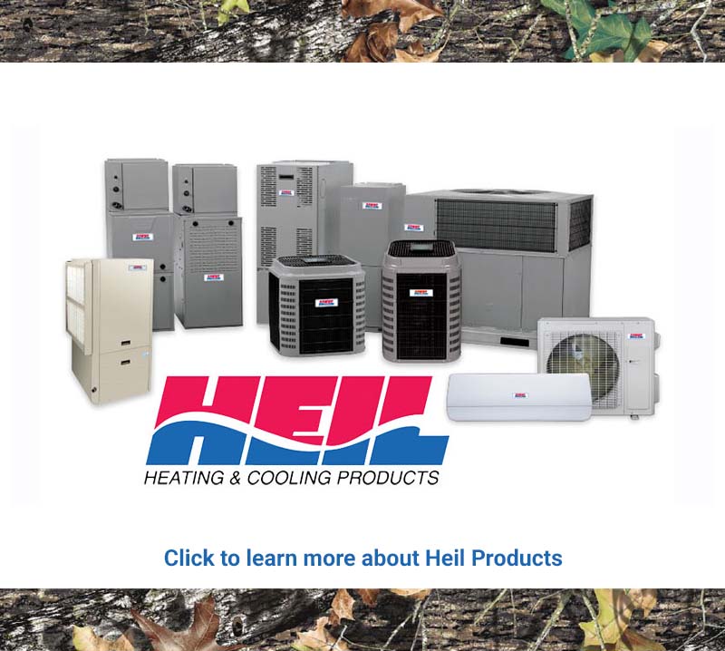 Arrow Heating and Air Conditioning offers Heil heating and cooling equipment.